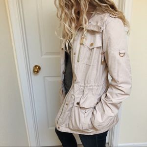 Michael Kors Khaki Brown Rain, Work jacket